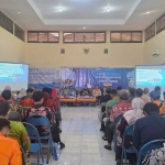 Konsultasi Publik I Penyusunan Dokumen Materi Teknis RDTR KLHS RDTR 2026 di Aula Kantor Kelurahan Purworejo, Kota Pasuruan.