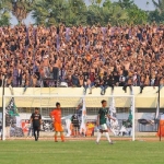 Suasana stadion Letjen H. Soedirman, kandang Persibo Bojonegoro.
