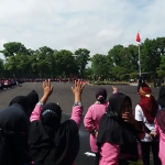 Suasana Jambore Kader Posyandu 2022 di Kabupaten Jember.