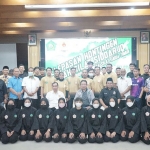 Suasana saat pelepasan kontingen Pencak Silat Sidoarjo ke Praporprov IPSI Jatim 2022.