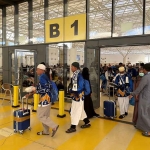 Jemaah umrah Indonesia telah tiba di tanah air. (Ist)