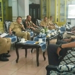 Pertemuan Anggota KPU dan Sekdakab Malang.