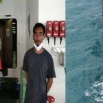 Kolase foto dua nelayan dari tuban dan kapal tanker penyelamat.