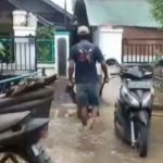 Desa Dringu dan Desa Kedung Dalem, Kecamatan Dringu, Kabupaten Probolinggo saat dilanda banjir.