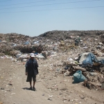 Sampah di TPA Kenep, Beji, Pasuruan.