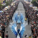 Jember Fashion Carnaval atau JFC yang setiap tahun digelar di Kabupaten Jember.