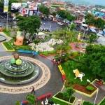Alun-alun Kota Batu tampak dari atas. foto: malang-guidance
