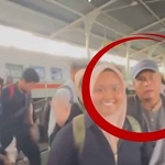 Foto pelaku copen di Stasiun Gubeng, Surabaya.