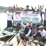 Kelompok Nelayan Surabaya mengungkapkan dukungan kepada Profesor Yusril Ihza Mahendra sebagai Capres.  foto: istimewa. 