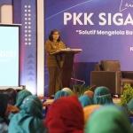 Pj Wali Kota Kediri Zanariah, saat memberi sambutan (dok. Ist)