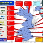 Peta sebaran Covid-19 di Gresik.