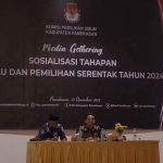 KPU Pamekasan menggelar Gathering bersama media. 