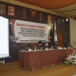 KPU Kota Blitar menggelar rapat pleno rekapitulasi dukungan, Kamis (20/8/2020).