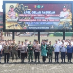 Apel Operasi Ketupat Semeru 2025 di Mapolresta Sidoarjo.