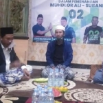 SOLID: Gus Muhdlor menghadiri konsolidasi Jarmunu Sidoarjo, di wilayah Kecamatan Candi, Jumat (23/10) malam. foto: ist.