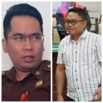 Mantan Kasi Pidsus Ke­jari Bangkalan, M. Iqbal, dan ko­misioner Komisi Informasi Bangkalan, M. Sodiq.