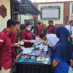 Tes urine yang digelar Rutan Bangil.