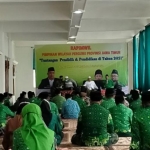 Suasana Rapat Pimpinan Wilayah (Rapimwil) Pergunu Jawa Timur di Guest House Institut Pesantren KH Abdul Chalim (IKHAC) Pacet Mojoketo, Sabtu (2/1/2020). foto: m. mas