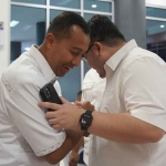 Kapolres Kediri, AKBP Bramastyo Priaji, saat bersama Bupati Kediri, Hanindhito Himawan Pramana. Foto: Ist