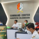 Suasana ketika Tim Website Sekretariat Pansus DPR RI mengunjungi Pemkab Bojonegoro.