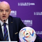 Presiden FIFA, Gianni Infantino. Foto: Foto: AFP/FRANCK FIFE/CNN

