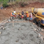 Embung Welulang yang dibangun BBWS di Kecamatan Lumbang Kabupaten Pasuruan.