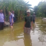Kondisi banjir di Bojonegoro.
