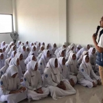 Sosialisasi bahaya narkoba ke pelajar yang dilakukan Kasatresnarkoba Polres Pasuruan, Iptu Yoyok Hardianto.