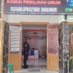 Suasana kantor KPU Ngawi