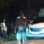 Tangkapan Layar video viral penangkapan tersangka narkoba yang dilakukan polisi di Desa Panaguan, Kecamatan Proppo, Pamekasan.