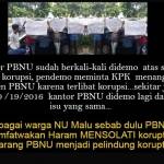 Inilah foto aksi demo di Kantor PBNU yang kini dijadikan meme di media sosial dan grup-grup WA. 