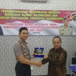 Penandatanganan MoU Polres Bojonegoro dan BPN.