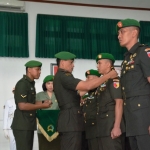 Danrem  083/Baladhika Jaya, Kolonel Inf Bagus Suryadi Tayo memimpin sertijab. 