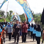 ?Kepala DPMD Kab Madiun Joko Lelono saat hadir di lomba desa Desa Kepel.