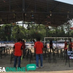 Suasana lomba Kicau Mania memperebutkan piala Bupati Ngawi. foto: ZAINAL/ BANGSAONLINE