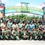 Panglima TNI Jenderal TNI Dr Moeldoko bersama para prajurit. foto:puspen Mabes TNI