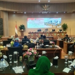 Rapat Paripurna yang membahas tentang Rsperda RPJPD tahun 2025 -2045.