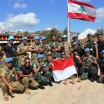prajurit TNI yang bertugas di Lebanon. foto: puspen Mabes TNI