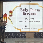 Bupati Sidoarjo saat memberi sambutan.