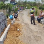 Salah satu ruas jalan kabupaten di Pasuruan yang dibangun menggunakan DBHCHT.