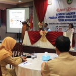 Suasana rakor Dewan Ketahanan Pangan (DKP) yang digelar DPKP Kota Pasuruan.