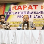 Dr. Kuswanto, SH, MH terpilih secara aklamasi menjadi Ketua Umum Portina Jatim dalam rapat pleno di Hotel Sahid, Surabaya. foto: istimewa