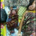 Rosalina setelah melahirkan. foto: ist