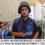 Anas al-Sharif waktu masih hidup dan aktif sebagai wartawan. Dok. Tangkapan Layar aljazeera.com/Tempo