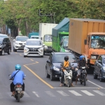 Kondisi jalan Nasional yang akan dilebarkan Pemkab Bojonegoro.