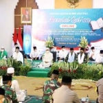 Suasana peringatan Nuzulul Quran di Gedung Negara Grahadi Surabaya, Sabtu (9/5/2020) malam. foto: ist/ bangsaonline.com