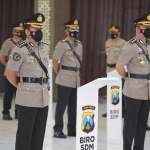 Sertijab Pejabat Utama dan Kapolres Jajaran Polda Jatim di Gedung Mahameru, Mapolda Jatim, Kamis (17/6/2021) pagi.