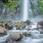 Salah satu wisata air terjun di Jember.