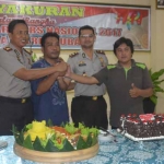 Kapolres bersama Ketua RPS dan Ketua PWI Tuban.