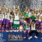 Real Madrid saat menjadi juara Liga Champions pada musim 2016-2017.